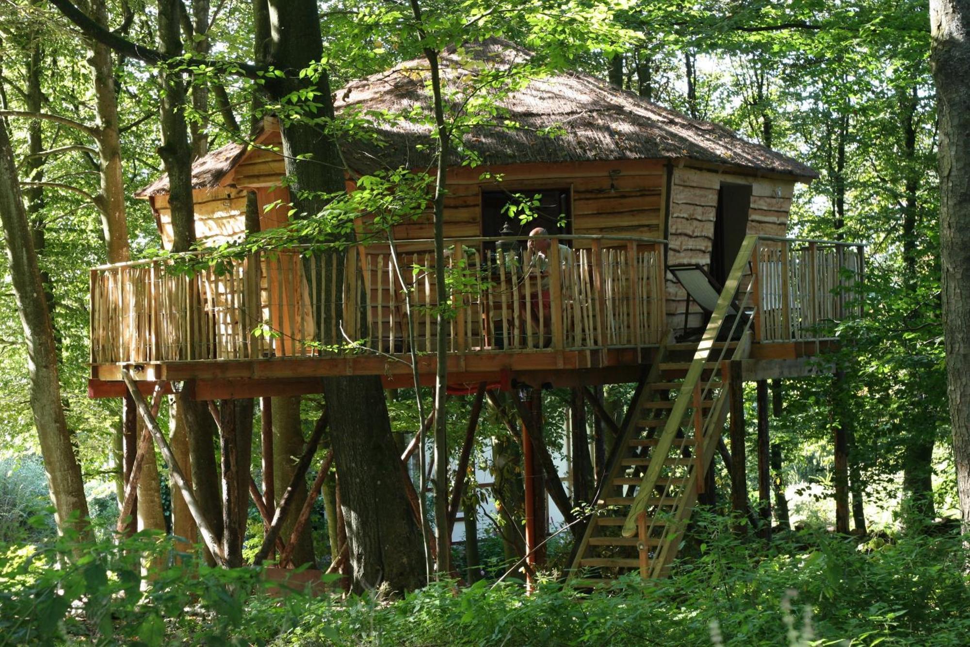 B&B La Cabane Du Bois Dormant Spa Exterior photo