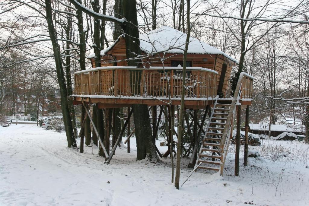 B&B La Cabane Du Bois Dormant Spa Exterior photo