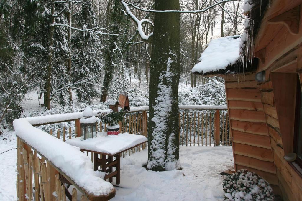 B&B La Cabane Du Bois Dormant Spa Exterior photo